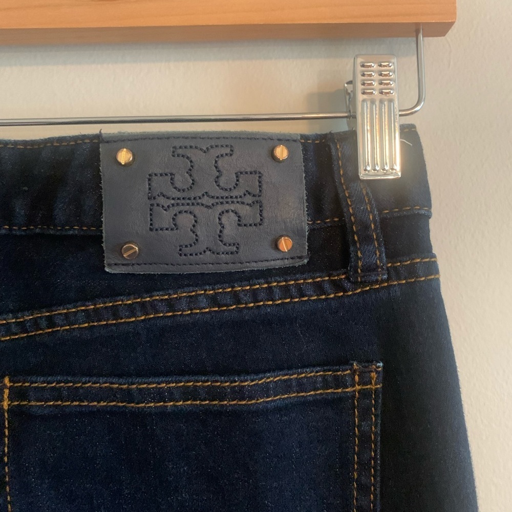 Tory Burch dark blue jeans